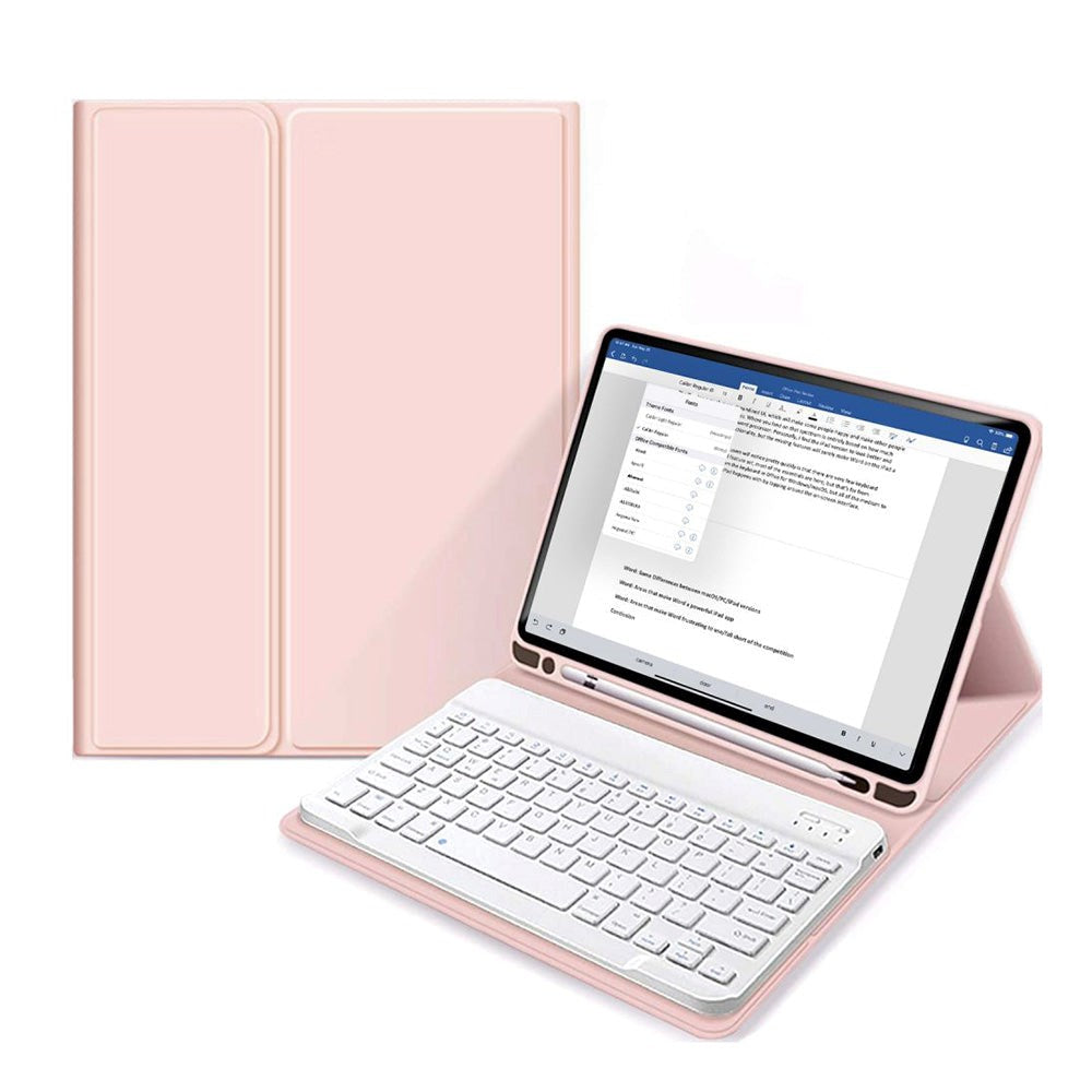 iPad 10.2" (2021 / 2020 / 2019) Tech-Protect Keyboard Case With Pencil Holder - English Layout - Pink