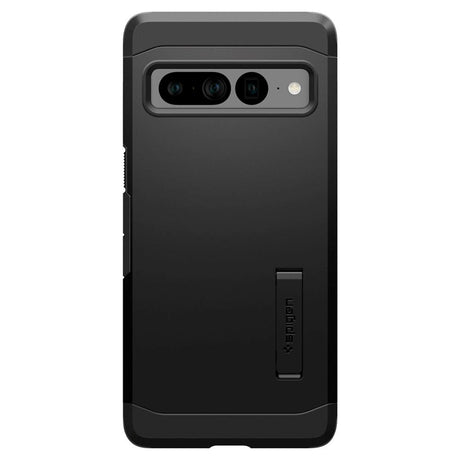 Google Pixel 7 Pro Spigen Tough Armor Case w. Kickstand - Black