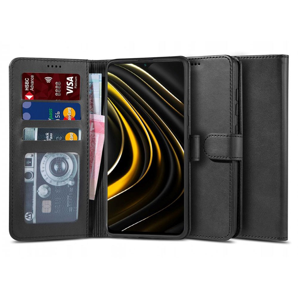 Xiaomi Poco M3 Tech-Protect Wallet 2 - Black