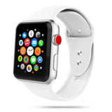 Apple Watch (42/44/SE/45/46/49mm) Tech-Protect Icon Band Silicone Strap - White