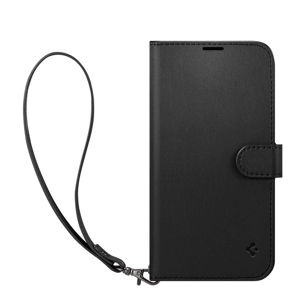 iPhone 14 Spigen Wallet S Flip Case - Black