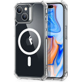 iPhone 15 ESR Air Armor Halolock Case - MagSafe Compatible - Transparent