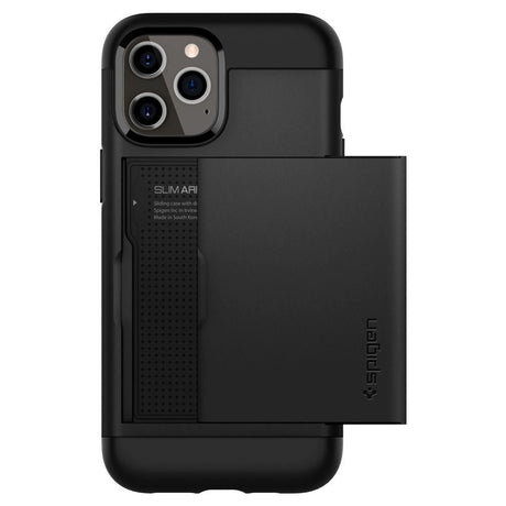 iPhone 12 / 12 Pro Spigen Slim Armor CS Case - Black