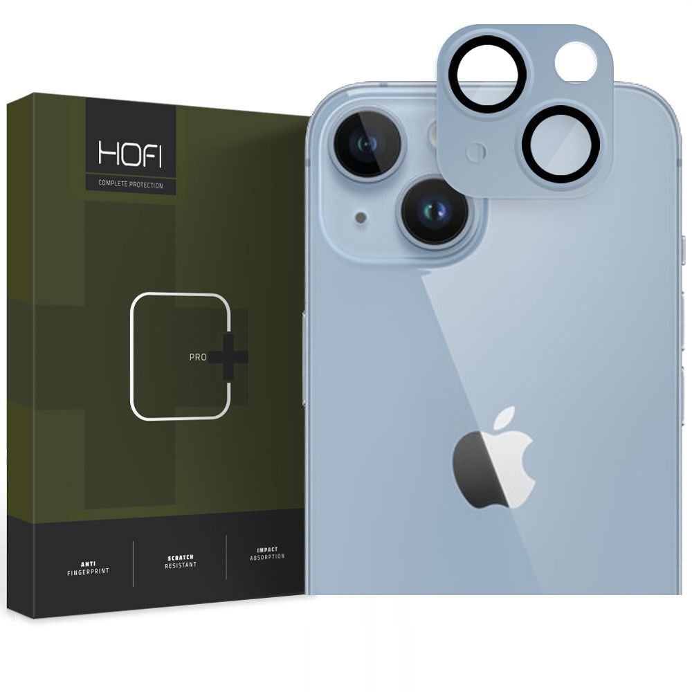 iPhone 14 / 14 Plus HOFI Fullcam Pro+ Metal & Tempered Glass Protection for Camera Lens - Blue