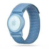 Tech-Protect Nylon - Apple Airtag Strap for Kids - Blue