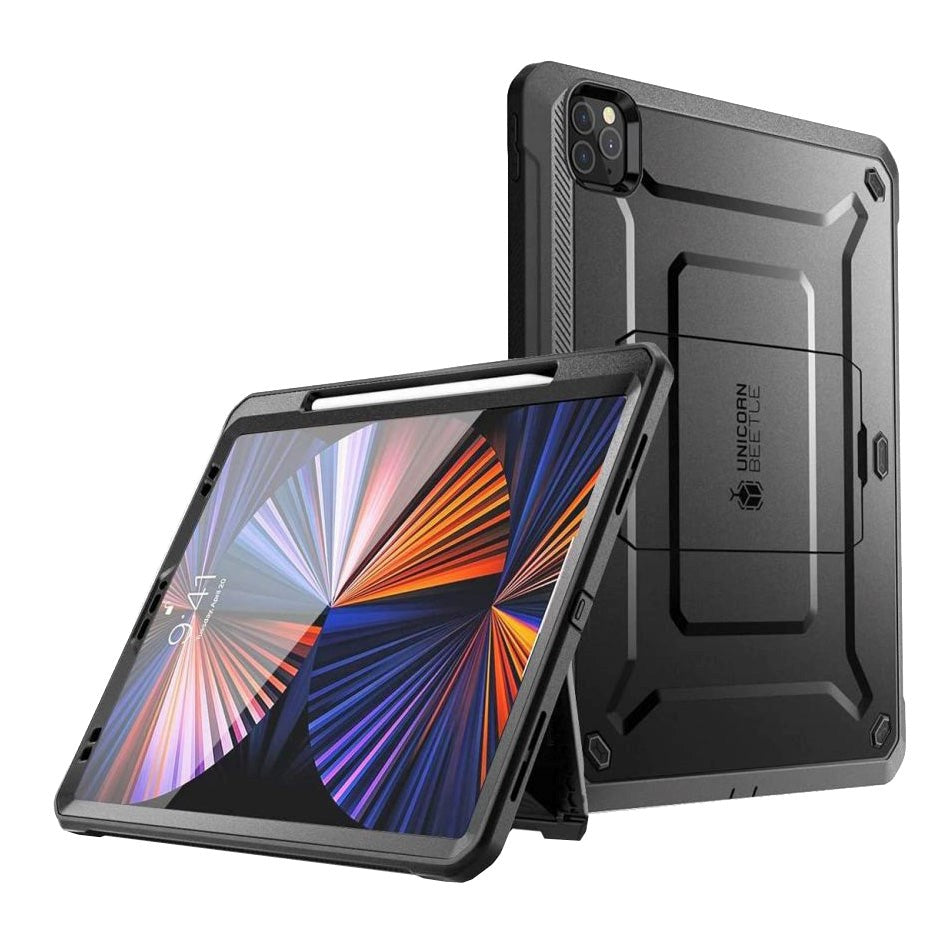 iPad Pro 11" (2022/2021/2020/2018) Tough Case - SupCase Unicorn Beetle Pro Case w. Protective film - Black