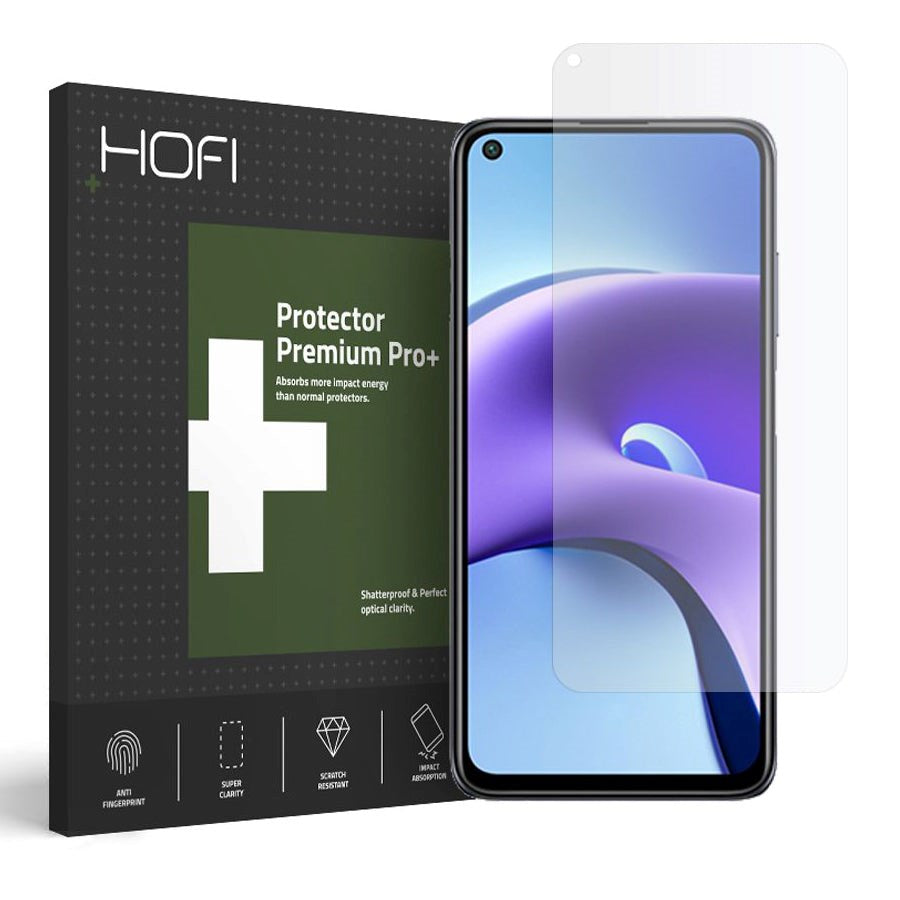 Xiaomi Redmi Note 9T (5G) Hofi Hybrid Pro+ Screen Protector - Case Friendly - Transparent