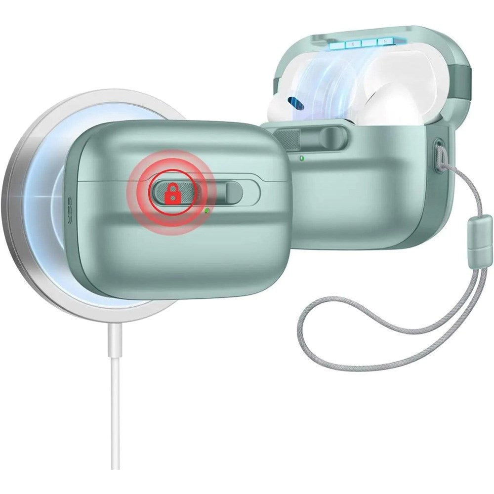 ESR AirPods Pro (1st & 2nd Gen) HaloLock Pulse Case - MagSafe Compatible - Green