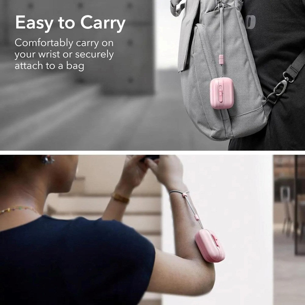 ESR AirPods Pro (1st & 2nd Gen) HaloLock Pulse Case - MagSafe Compatible - Pink