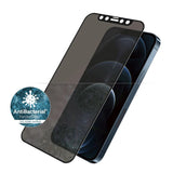 iPhone 12 Pro Max PanzerGlass Antibacterial Standard Fit Screen Protector - Privacy Glass - Black