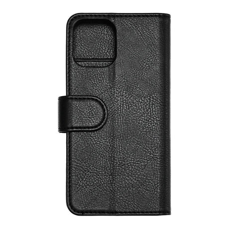 Essentials iPhone 11 Pro Genuine Leather Flip Cover with Card Holder - Black