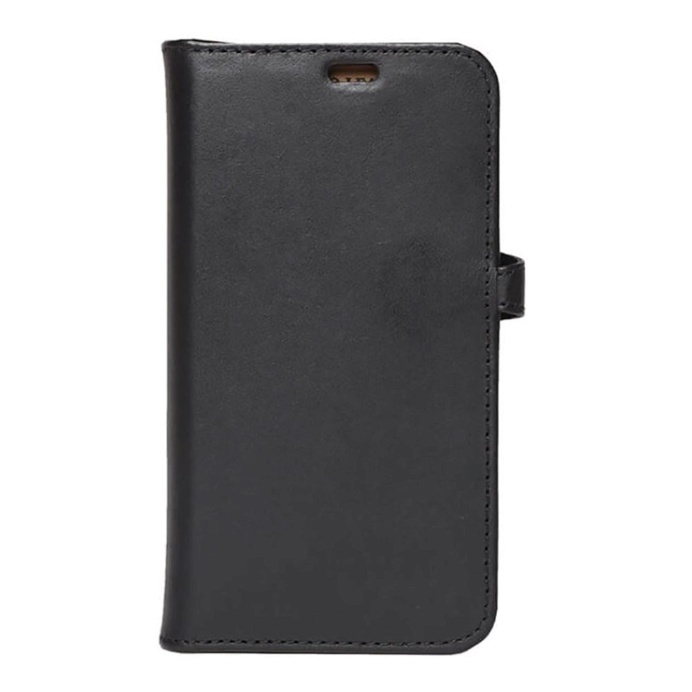 iPhone 12 Mini Gear Buffalo Wallet Genuine Leather Magnet Wallet Case - Black