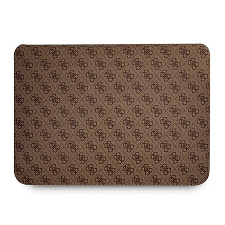 GUESS PROTECTIVE MACBOOK SLEEVE 13 "/ 14" (33 x 23 Cm) - UPTOWN TRIANGLE LOGO - Brown