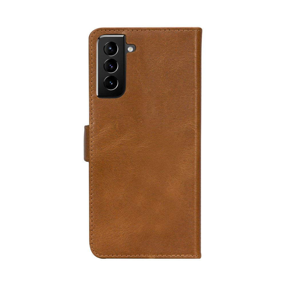 Samsung Galaxy S21+ (Plus) dbramante1928 Lynge Genuine Leather Magnet Case - Tan