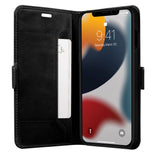 iPhone 13 dbramante1928 Copenhagen Slim Genuine Leather Wallet Case - Black