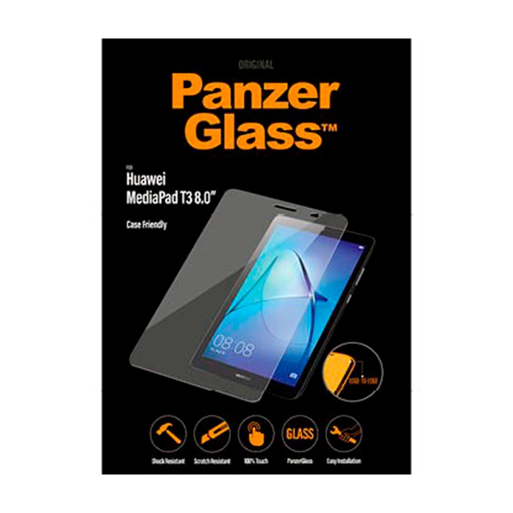 Huawei MediaPad T3 8.0" PanzerGlass Edge-To-Edge Screen Protector - Case Friendly - Transparent