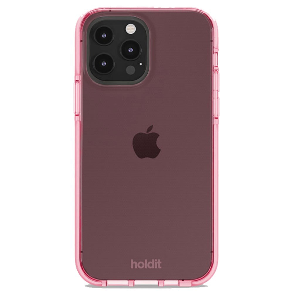 Holdit iPhone 13 Pro Seethru Case - Bright Pink