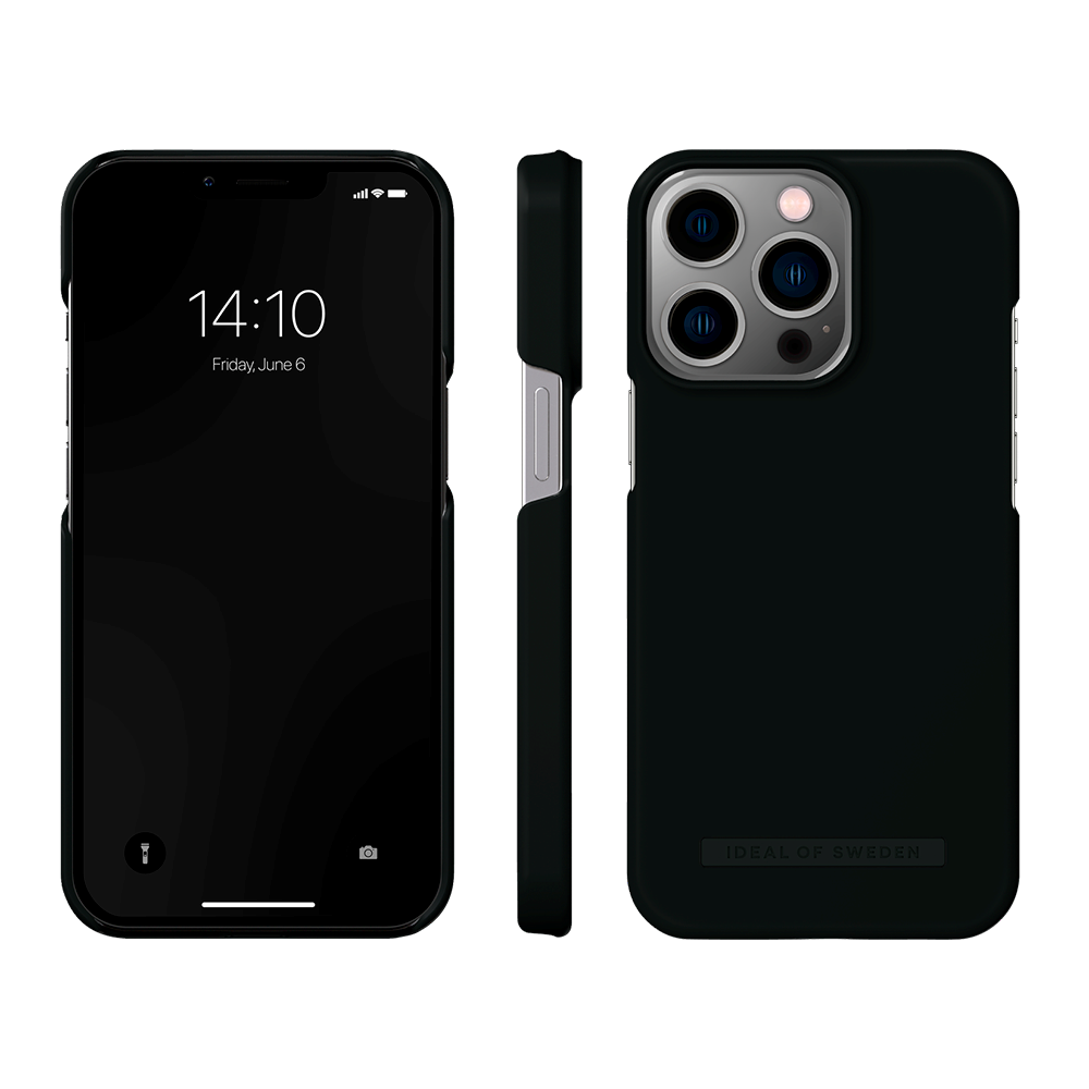 iDeal Of Sweden iPhone 14 Pro Fashion Case Seamless - Coal Black