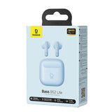 Baseus Bass BS2 Lite True Wireless Headphones - Blue