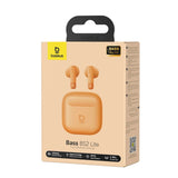 Baseus Bass BS2 Lite True Wireless Headphones - Orange