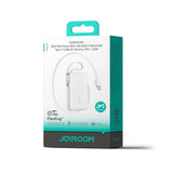 Joyroom JR-PR2L 35W PowerBank with Retractable USB-C Cable & Built-in Lightning Cable - 10.000mAh - White