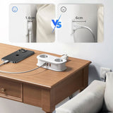 ORICO 20W 5-in-1 Power Strip with 2 x Schuko 2 x USB-A 1 x USB-C - White
