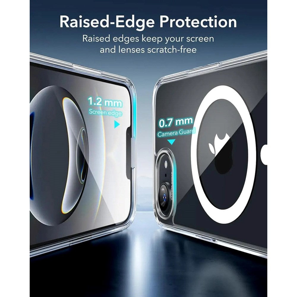 ESR iPhone 16e Classic Hybrid Case - MagSafe Compatible - Transparent