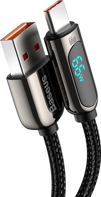 Baseus Display Cable 66W USB-A to USB-C - 2m - Black