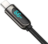 Baseus Display Cable 66W USB-A to USB-C - 2m - Black