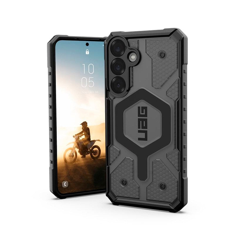 Samsung Galaxy S25+ (Plus) UAG PATHFINDER Series Case - Qi Compatible - Clear / Ash