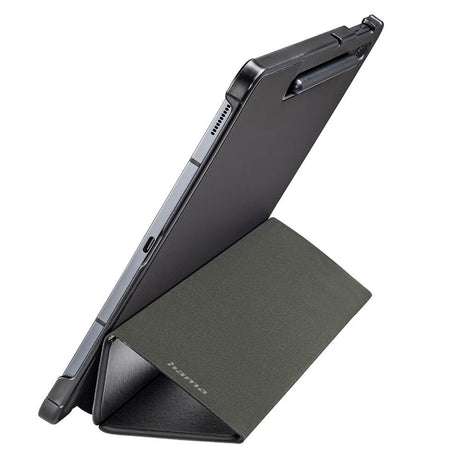 HAMA Samsung Galaxy Tab S7 FE / S7+ (Plus) 12.4" Tablet Case with Stand Function & Stylus Pen Holder - Black