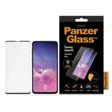 Samsung Galaxy S10 PanzerGlass Curved Glass Screen Protector - Fingerprint & Case Friendly - Black