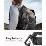 ESR AirPods Pro (3rd gen.) Cyber FlickLock Case with Carabiner - Black