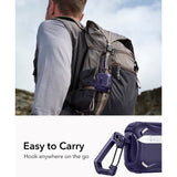 ESR AirPods Pro (3rd gen.) Cyber FlickLock Case with Carabiner - Purple