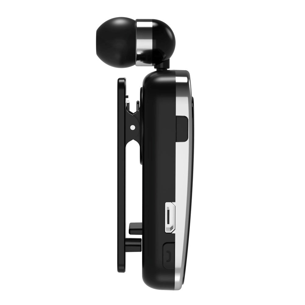 XO BE21 In-Ear Bluetooth Earphone with Retractable Line - Black