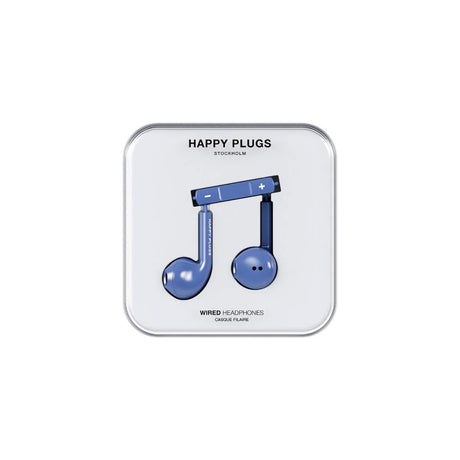 Happy Plugs Headphones with USB-C - In-Ear - Blue