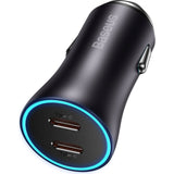 Baseus Car Charger 40W 2x USB-C - Black