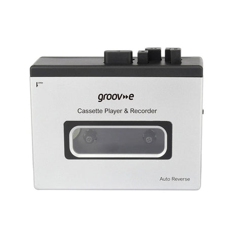 Groov-e PS530SR Cassette Player with Bluetooth / Speaker Function - Black / Grey