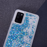 Samsung Galaxy S23 Ultra Transparent Glitter Case - Blue