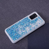 Samsung Galaxy S23 Ultra Transparent Glitter Case - Blue