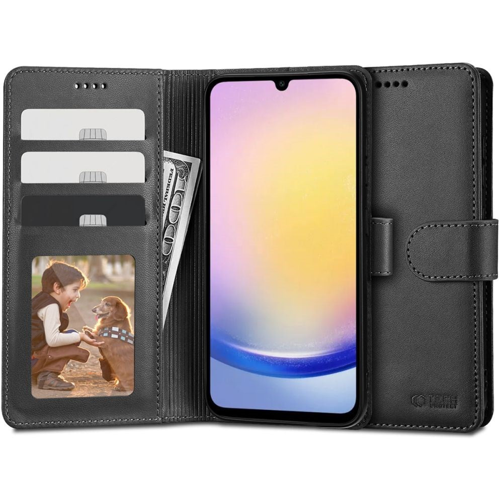 Samsung Galaxy A25 (5G) Tech-Protect Tech-Protect Wallet Case - Black