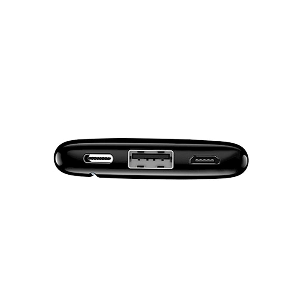 Forever Travel Battery PowerBank 5.000 mAh w. USB-A - Black