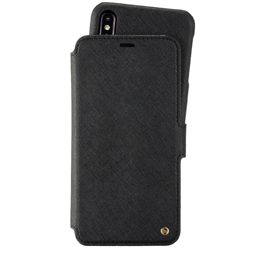 Holdit iPhone XS Max Wallet Magnet Case - Stockholm Black