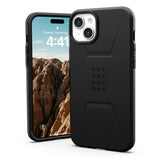 iPhone 15 Plus UAG CIVILIAN Series Case - MagSafe Compatible - Black