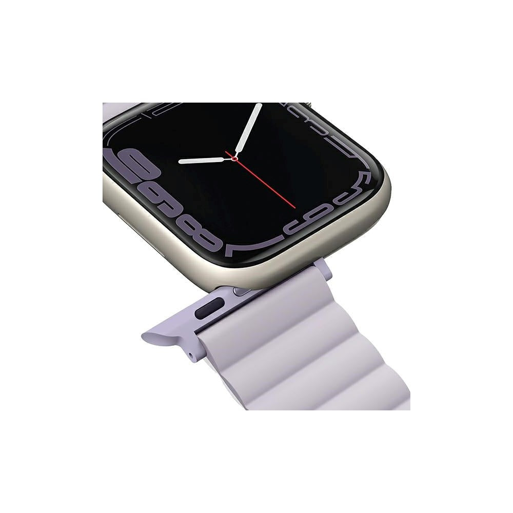 Apple Watch (38/40/SE/41/42mm) UNIQ Revix Reversible Watch Strap Magnetic - Purple / White