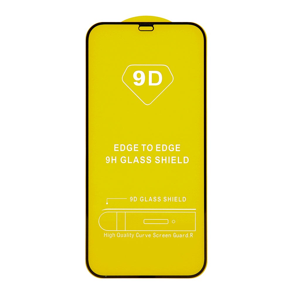 Samsung Galaxy A22 (5G) Unipha Tempered Glass - Full Fit Screen Protection - Transparent / Black Edge