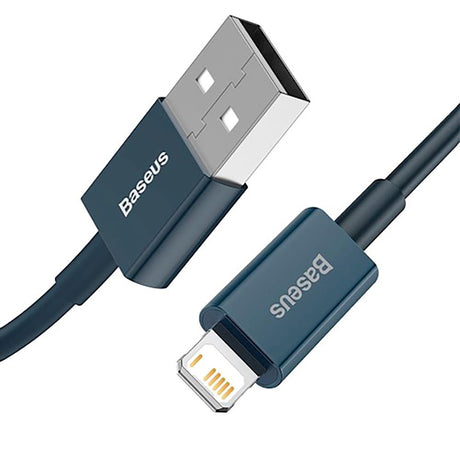 Baseus Superior Series USB-A to Lightning Cable - 1m - Blue