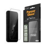 iPhone 16 Pro Max PanzerGlass Ultra Wide Fit Ceramic Screen Protector w. EasyAligner - Black Edge