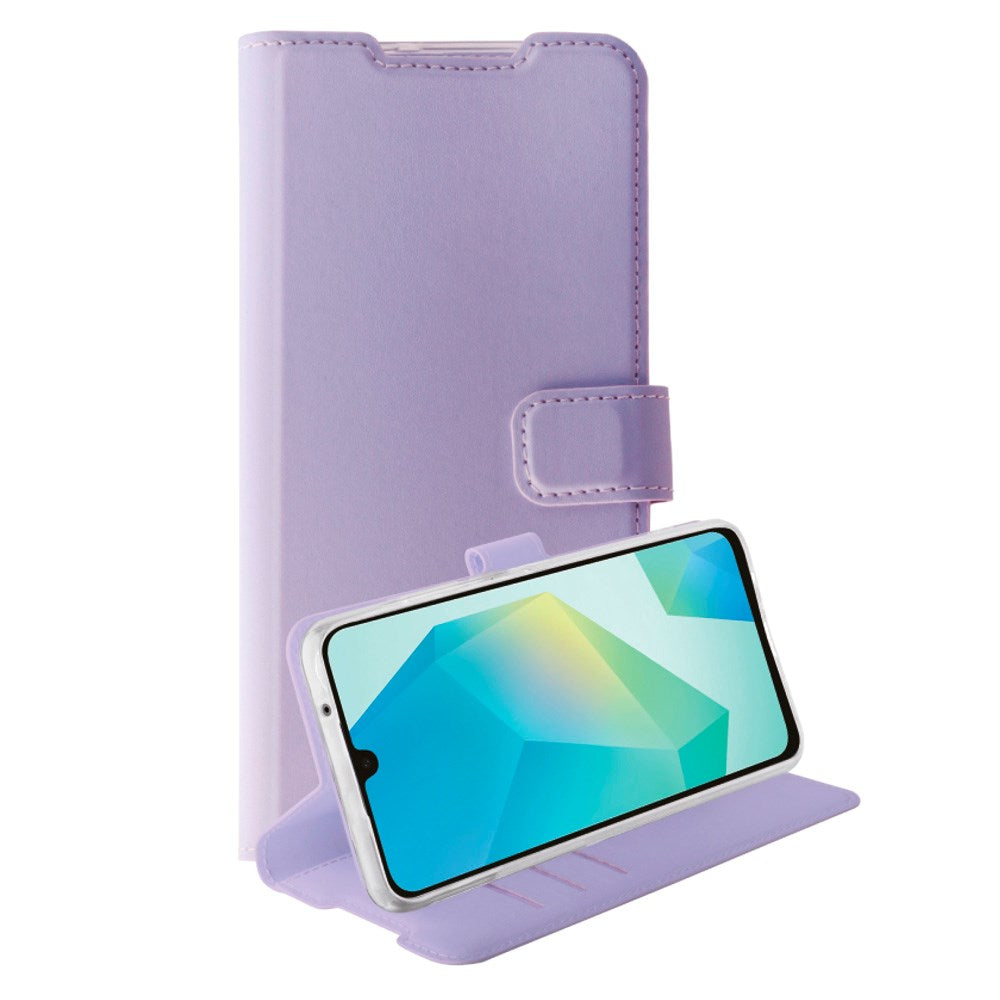 Samsung Galaxy A16 - Vivanco Classic Wallet Flip Case with Purse - Purple