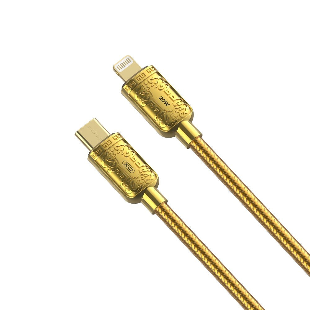 XO USB-C to Lightning Cable PD 20W 1m - Gold